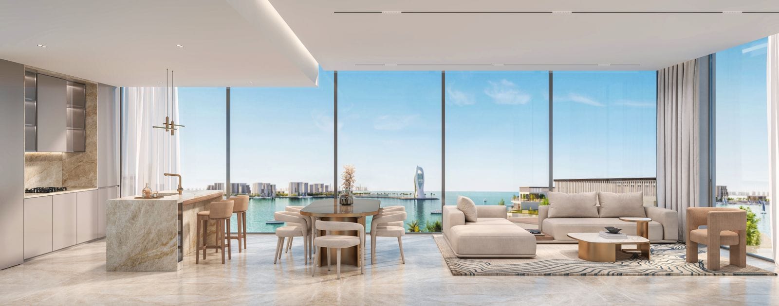 Investment Apartment in Doha — 1 Bedroom + Den at Lumaia
