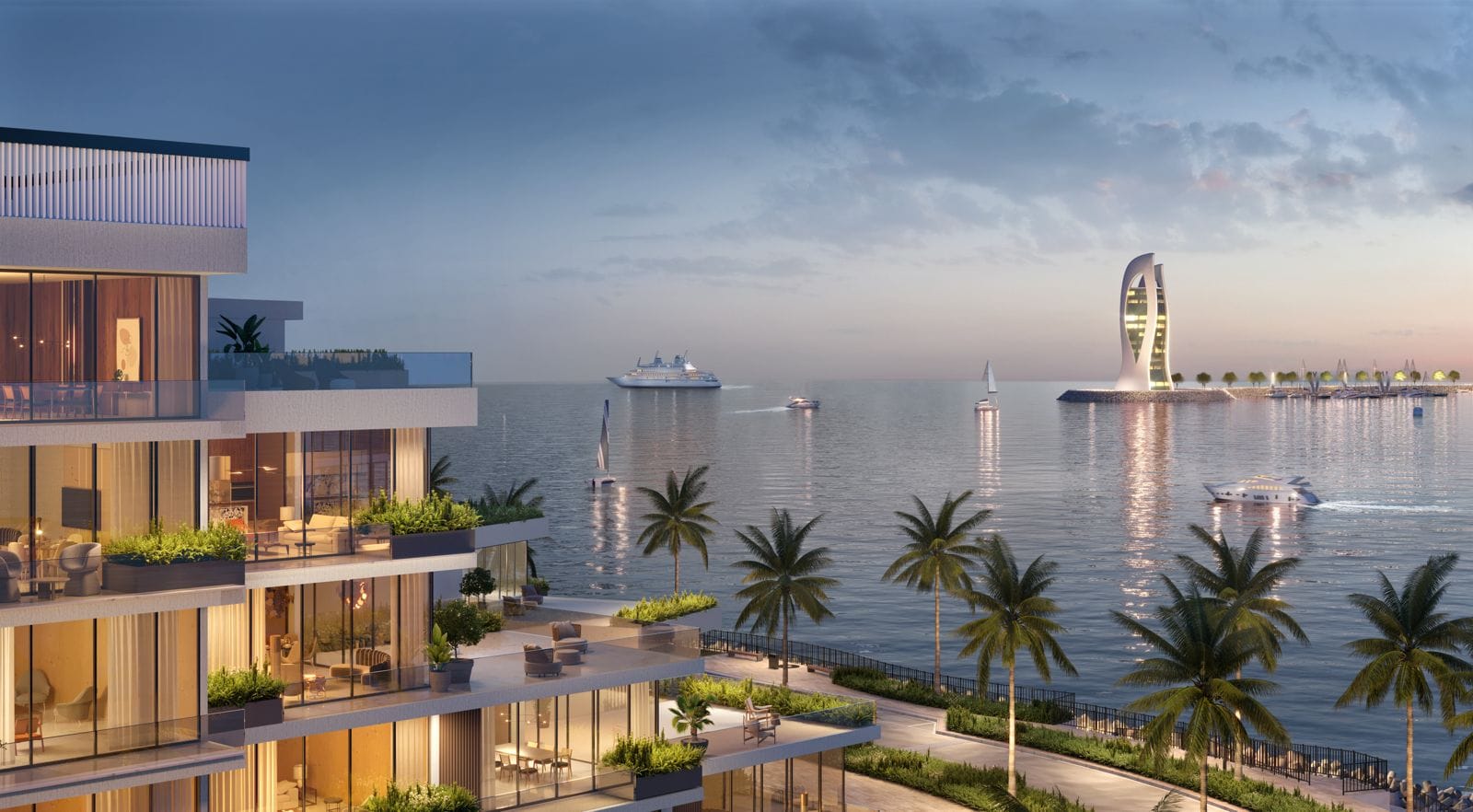 Investment Apartment in Doha — 1 Bedroom + Den at Lumaia