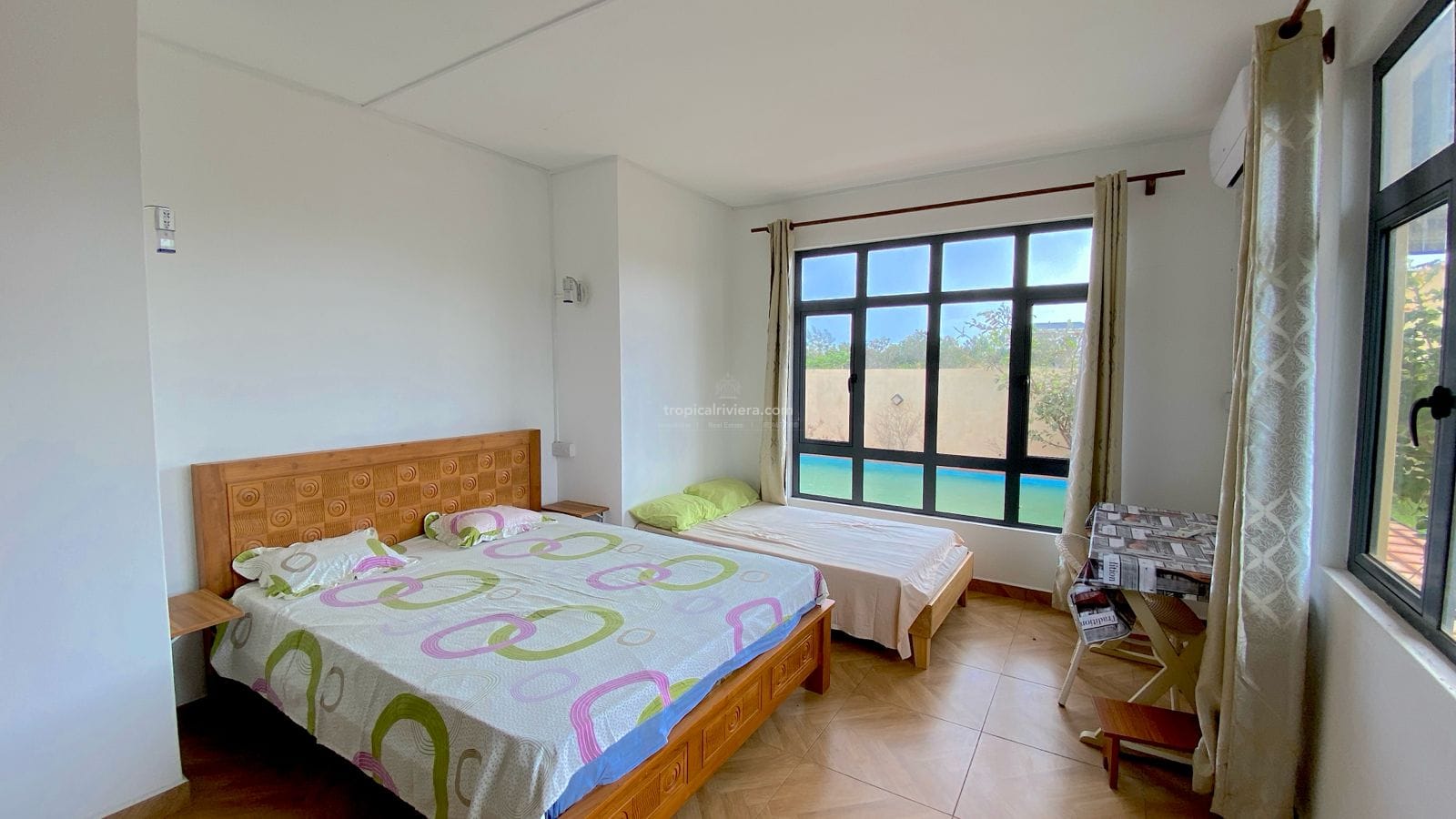 4-Bedroom Furnished Villa with Large Private Pool for Rent – Pointe aux Piments | Secure Gated Residence