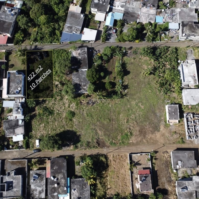 Residential Land for Sale in Bel Air, Rivière Sèche, Flacq – 422 m² (10 Perches)