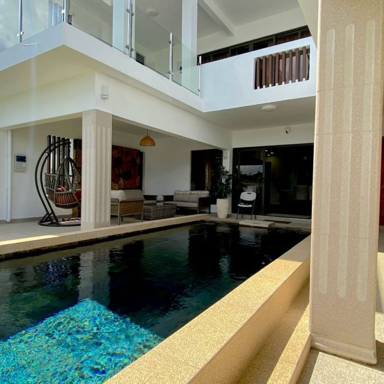 Rental – Fully Funished Villa with Private Pool in a Gated Community- Belle Mare