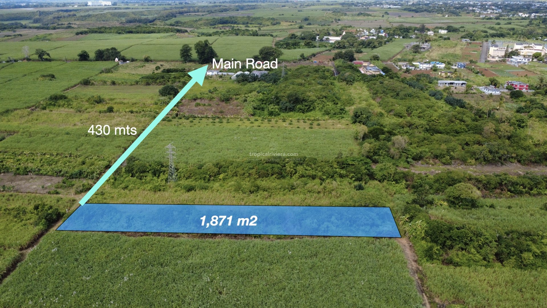Agricultural Land for Sale in Bon Accueil, Flacq, Mauritius – 1,891 m²