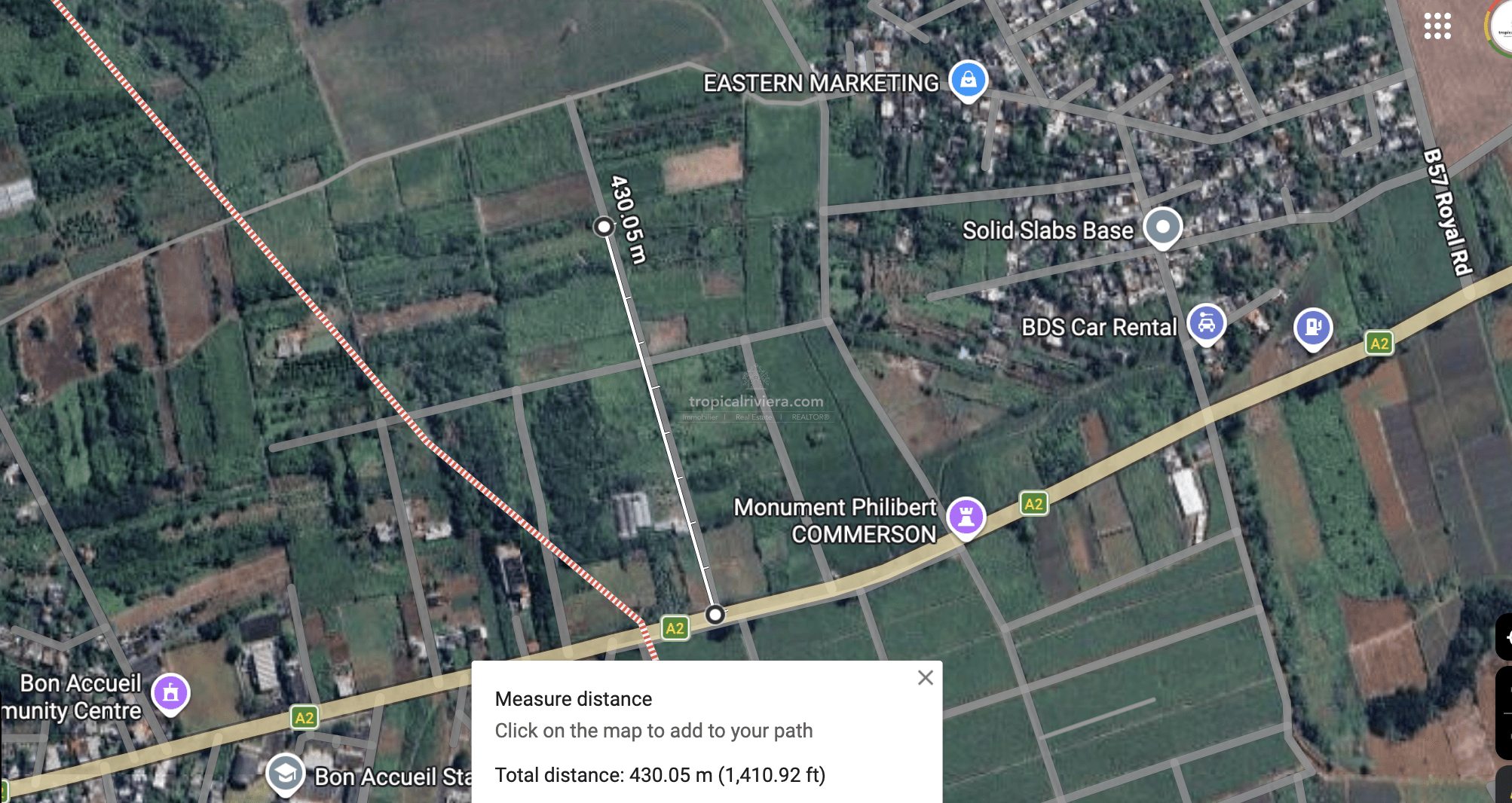 Agricultural Land for Sale in Bon Accueil, Flacq, Mauritius – 1,891 m²