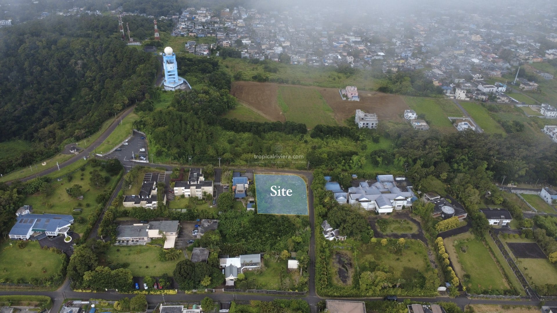 Residential Land for Sale – 1,900 m² (500 Toises) with Mountain & Ocean Views | Floreal, Curepipe