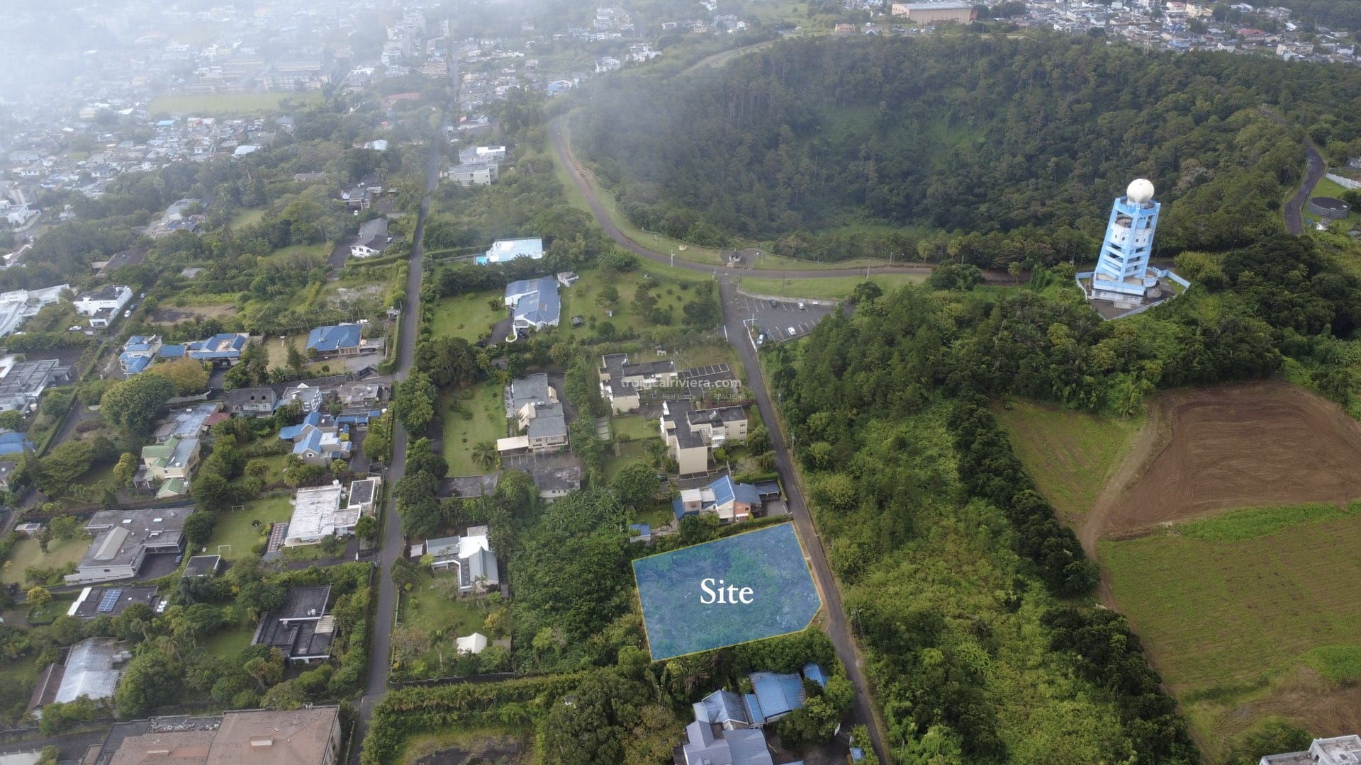 Land for sale Curepipe Floreal Trou Aux Cerfs.003 Residential Land for Sale – 1,900 m² (500 Toises) with Mountain & Ocean Views | Floreal, Curepipe