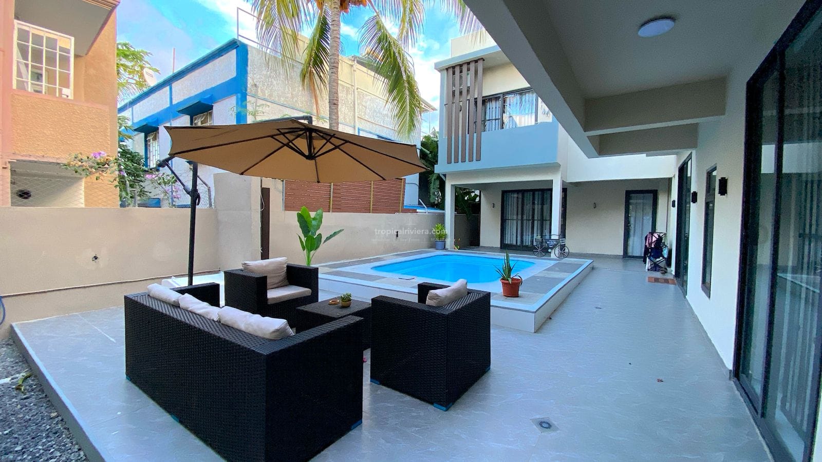 Furnished Apartment with Pool Near the Beach — West Coast Mauritius | Long-Term Rental