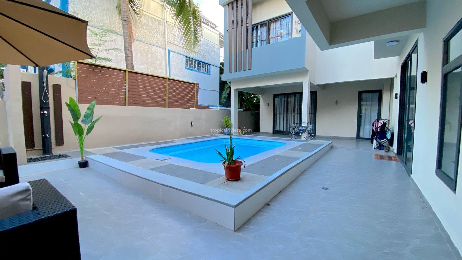 Furnished Apartment with Pool Near the Beach — West Coast Mauritius | Long-Term Rental