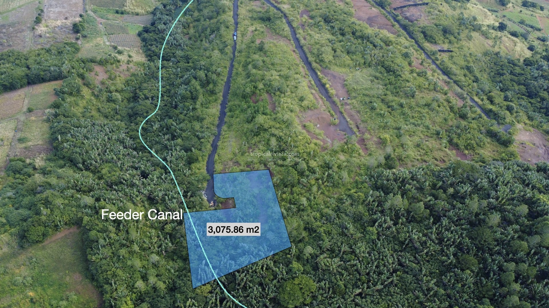 Agricultural Land for Sale in Les Mariannes | 3,075.86 m² with Panoramic Views & Stream