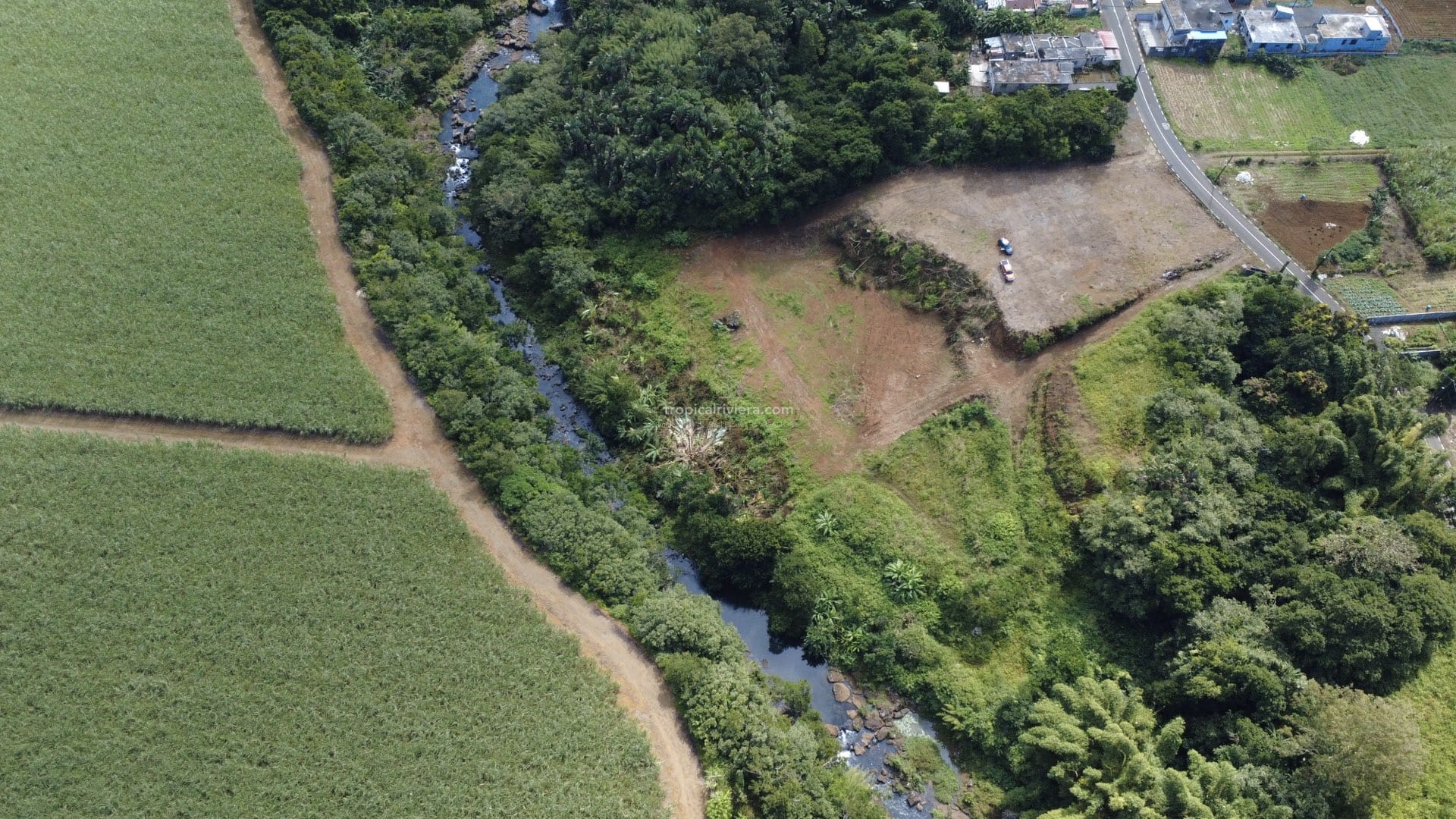 Residential Land for sale riviere du poste .004 Riverside Residential / Commercial Land 6,109 m² (145 Perches) – Rivière du Poste