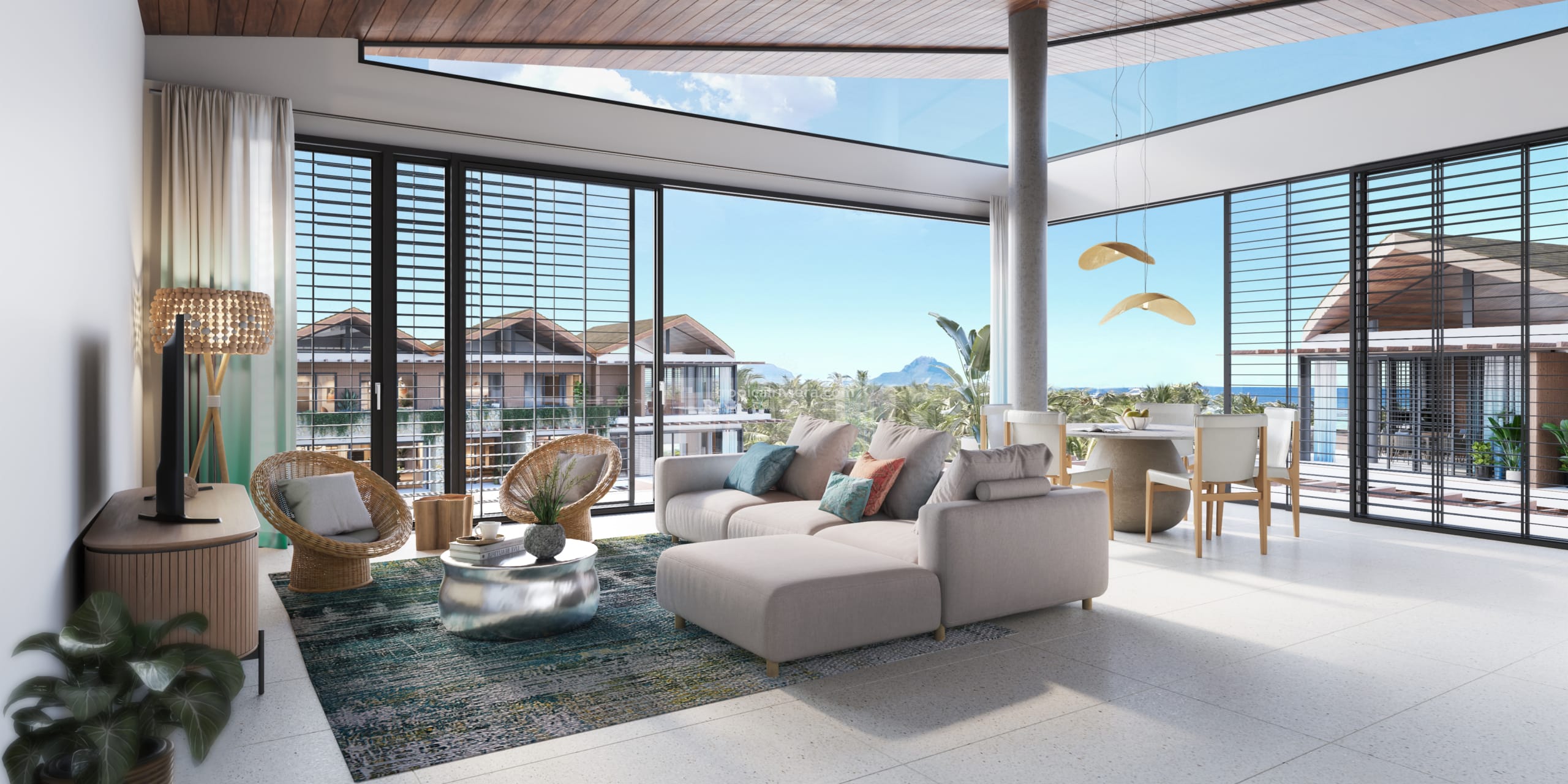 For Sale – 4 Bed/4.5Bath Penthouse 394.84 m2 – La Pirogue Residences – Wolmar, Flic en Flac