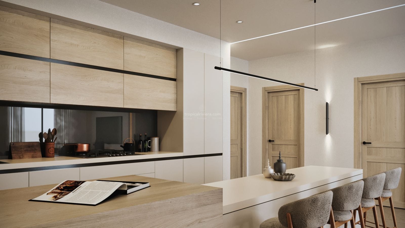 Azha Residences architectural visualisation at Sarooj Oasis in Muscat
