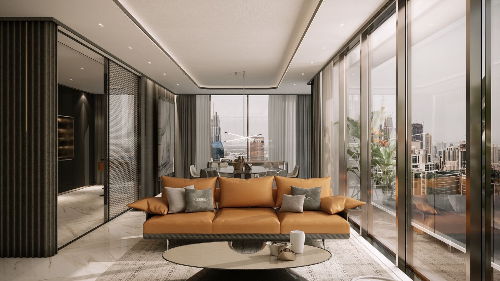 DaVinci Tower Residences by Pagani — Appartement en duplex de trois chambres — Dubaï
