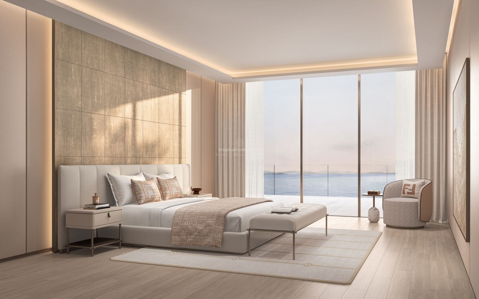 Clifftop terrace and pool at sunset, Azure Oceanfront Villas Oman