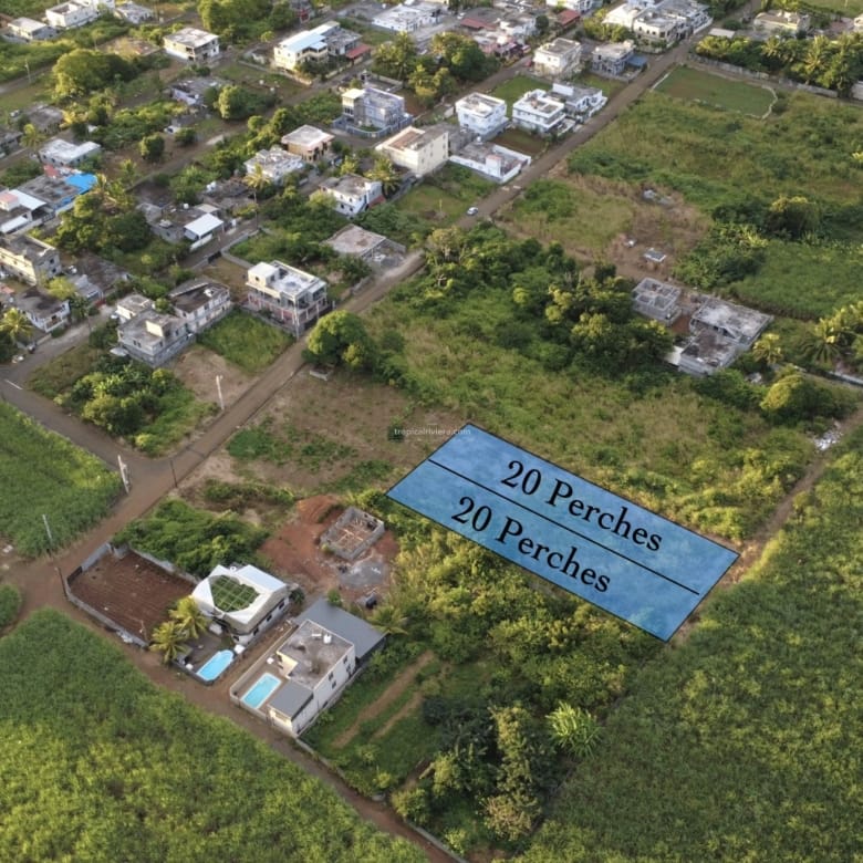 Terrain à bâtir à vendre  883,27 m² – Plaine de Gersigny, Flacq
