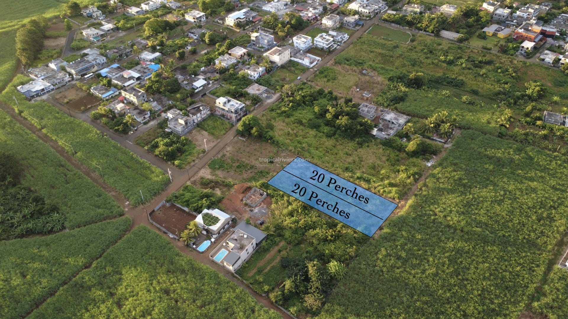 Terrain à bâtir à vendre  883,27 m² – Plaine de Gersigny, Flacq