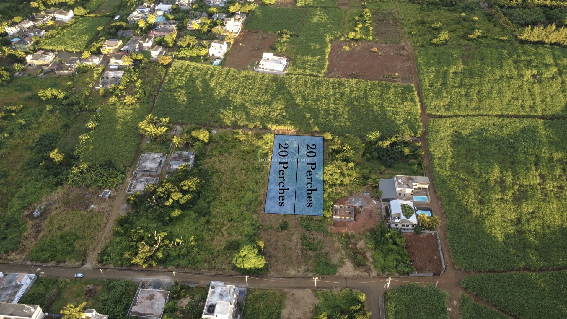 Terrain à bâtir à vendre  883,27 m² – Plaine de Gersigny, Flacq