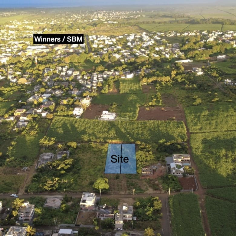 Terrain à bâtir à vendre  883,27 m² – Plaine de Gersigny, Flacq