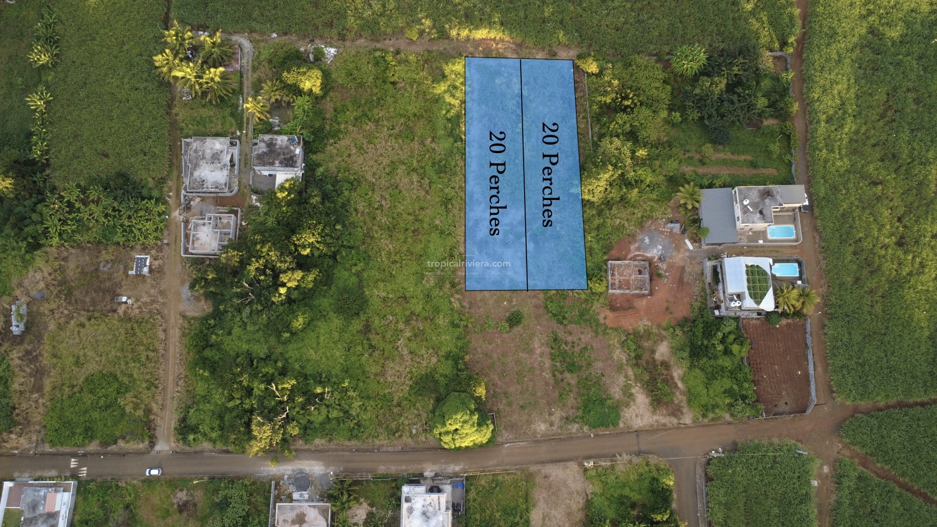 Terrain à bâtir à vendre  883,27 m² – Plaine de Gersigny, Flacq