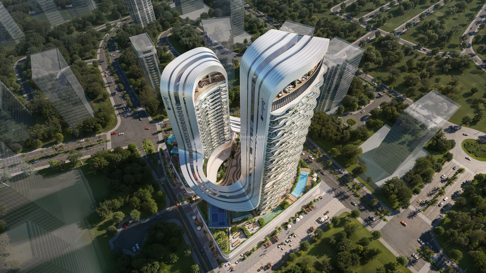 Radisson Blu Residences Al Marjan Island (1) Radisson Blu 1-Bedroom Corner Residence at RAK Central
